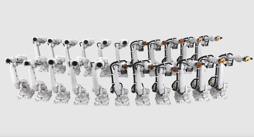 ABB进一步扩展大型机器人家族，推出四款节能型新品，共22个选型